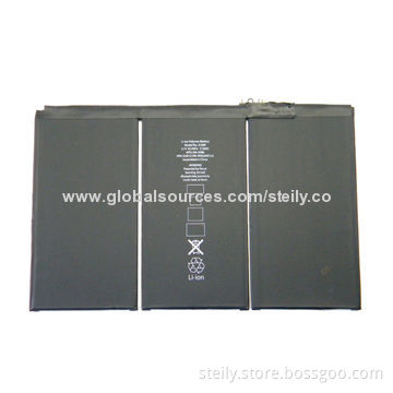 Brand New High Quality Replacement Li-ion Mobile Phone Batteries for iPad 3, with 11,560mAh
